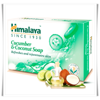 ราคา สบู่สมุนไพร แตงกวาและน้ำมันมะพร้าว ยี่ห้อ Himalaya 125 กรัม (20766967301)