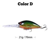 ราคา ปลั๊กดำลึก ขนาด 7cm น้ำหนัก 21 กรัม เหยื่อปลั๊ก เหยื่อปลั๊กดำลึก ร้าน What the fish รุ่น R132 (21625214544)