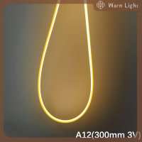 ราคา Warm Light 3V 133mm 300mm EDISON หลอดไฟ LED filament ชิ้นส่วนหลอดไฟ WARM White DIY หลอดไส้อุปกรณ์เสริม DIODE FLEXIBLE filament (21468401309)