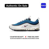 ราคา ใหม่และแท้ Nike Air Max 97 Blue รองเท้ากีฬา AQ4126 400 รับประกัน 1 ปี (21826292095)