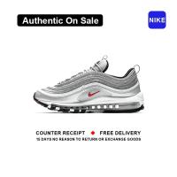 ราคา ใหม่และแท้ Nike Air Max 97 Silver Gray รองเท้ากีฬา 884421 001 รับประกัน 1 ปี (21826320080)