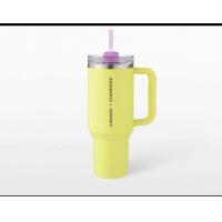 ราคา Starbucks Stainless Steel STANLEY Lime Purple Cold Cup 40oz starbucks stanley 40 ออนซ์ แก้วสตาร์บัคส์แท้ (21789660205)