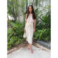 ราคา TuTTi Truly Thai Vera Cotton Skirt Free Size กระโปรงผ้าฝ้ายทอมือ ทรงตรง ผูกเอวด้านหน้า ฟรีไซส์ สวมใส่สบาย ใส่ได้หลายโอกาส ทรูลี่ไทย (21625464243)
