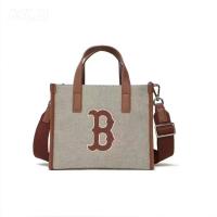 ราคา ของแท้ MLB Canvas กระเป๋า กระเป๋าสะพายพาดลำตัว Tote Bag for women NY Monogram กระเป๋าถือรุ่นใหม่ กระเป๋าสะพาย (21876418217)