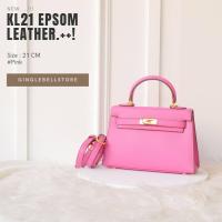 ราคา กระเป๋าหนังแฟชั่นสะพายข้าง KL 21 Epsom หนังแท้ (12608706103)