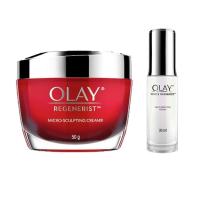 ราคา OLAY SET Regrnerist Day Cream 50g Bright Essence 30g โอเลย์ เซ็ท เดย์ครีม สูตรกลางวัน 50g ไบร์ท เอสเซ็นต์ 30g (419540030)