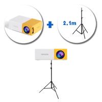 ราคา จัดส่งที่รวดเร็ว โปรเจคเตอร์4k เครื่องฉาย mini เครื่องฉายหนัง 1080p mini projector มินิโปรเจคเตอร์ ต่อกับโทรศัพIOS Android เครื่องฉายโปรเจคเตอ โปรเจคเตอร์ขนาดเล็ก (21830535445)