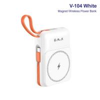 ราคา AJ เพาเวอร์เเบงค์ รุ่น V104 Wireless Charge รองรับชาร์จไร้สาย 10400mAh รองรับชาร์จเร็ว PD3 0 22 5W มีสายในตัว มอก 2879 2560 ประกัน 1 ปี (21702818560)