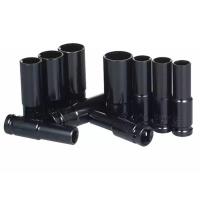 ราคา ขายเป็นชุด6ชิ้น8 19mm ลูกบล็อกยาว ลูกบล็อก 6 เหลี่ยมยาว 1 2 4หุน ดำ เกรด CRV ลูกบล็อกลม บล็อกขันล้อ ถอดล้อ บล็อกไฟฟ้า บล็อก (21796877559)