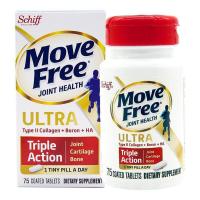 ราคา Schiff Move Free Ultra Triple Action Joint Supplement 75 Tablets เสริมสุขภาพข้อกระดูกอ่อนและกระดูก (21428761855)