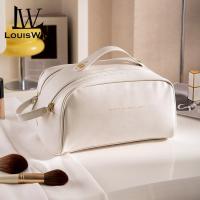 ราคา หลุยส์ Tas Kosmetik กระเป๋า PU กระเป๋าความจุมากพกพากระเป๋าเครื่องสำอางถุงซักผ้ากระเป๋าเก็บของแบบแยกช่องกระเป๋ากระเป๋าเก็บของสำหรับผลิตภัณฑ์ดูแลผิวเครื่องสำอาง (20979013313)