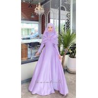 ราคา ชุดเดรสอิสลามสำหรับผู้หญิง ชุดพร้อมผ้าคลุม รุ่นดาวิ แฟชั่นมุสลิม ชุดเดรสทรงบานใส่ออกงาน สวยมาก (21826624236)