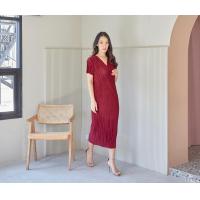 ราคา Minirin M10 Pleat dress ชุดคลุมท้อง ชุดให้นม 2in1 คลุมท้องและให้นมได้ ชุดคลุมท้องทำงาน (17163464157)