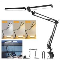 ราคา โคมไฟตั้งโต๊ะ LED พับได้ โคมไฟอ่านหนังสือ โคมไฟหนีบโต๊ะ โคมไฟหัวเตียง ไฟอ่านหนังสือ ไฟหนีบโต๊ะ ปรับได้ 3 สี ปรับมุมได้ โคมไฟ (21767752838)