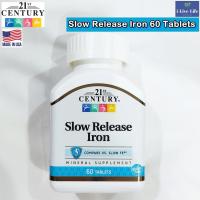 ราคา ธาตุเหล็ก Slow Release Iron 45mg Calcium 60 Tablets 21st Century ไอรอน (7977970437)
