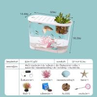 ราคา พร้อมส่งจากไทย โคมไฟตู้ปลา ตู้ปลาพลาสติก ตู้ปลาled ตกแต่งห้อง ตู้ปลามินิมอล (20347582096)