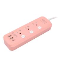 ราคา Anitech ปลั๊กไฟ มาตรฐาน มอก รุ่น H5333 3ช่อง 3สวิตซ์ 2USB 1 TYPE C 18W สายไฟยาว 3 เมตร (21539148602)