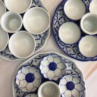 ราคา ชุดเซรามิกถวายข้าวพระพุทธ ศาลเจ้าที่ ขนาด 24 ซม (10217986635)