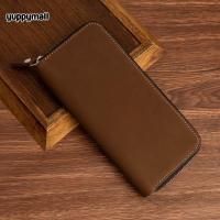 ราคา กระเป๋าสตางค์หนังแท้ ใบยาว รุ่นซิปรอบ หนังวัวแท้ 100 ใส่โทรศัพท์มือถือได้ กระเป๋าผู้ชาย หนังอย่างดี ผลิตจากโรงงานไทย (21535257784)