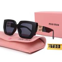ราคา 2024รูปหลายเหลี่ยมหญิงแว่นกันแดดขับรถ2730 Miu Miu MM แว่นตากันแดด UV400สีเยลลี่ (20898094176)