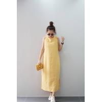 ราคา สินค้าขายดี เดรสแฟชั่นเนื้อผ้าลินินแท้ (21139547370)