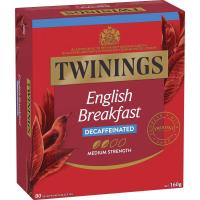 ราคา ชาทไวนิงส์ อิงลิช เบรคฟาสต์ ไม่มีคาเฟอีน 80 ถุง Twinings English Breakfast Tea Bags Decaffeinated 80 Pack (21720956123)