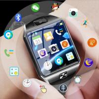 ราคา DZ09สมาร์ทวอท์ชผู้ชายAndroidโทรศัพท์นาฬิกาบลูทูธกล้องกันน้ำซิมการ์ดSmartwatch Callนาฬิกากําไล (4670966584)