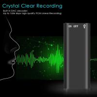 ราคา 8G เครื่องบันทึกเสียงดิจิตอลสเตอริโอ MP3เครื่องเล่นเพลง8GB ที่เก็บหน่วยความจำ USB แฟลชไดรฟ์รองรับ MP3 WMA WAV (20263068967)