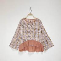 ราคา เสื้อคอกลมแขนยาว ชายแต่งระบายหน้าสั้นหลังยาว ผ้าคอตตอนอินเดียและผ้าสาลู (20886752857)