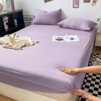 ราคา ผ้าปูที่นอนสีพื้น ผ้าปูที่นอน ผ้าปูที่นอนรัดมุม ผ้าปูที่นอนกันไรฝุ่น ชุดเครื่องนอน มี3 5ฟุต 5ฟุต 6ฟุต สีไม่ตก พร้อมส่ง (21414989975)