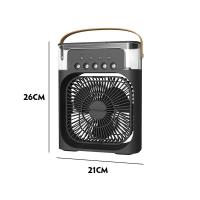 ราคา พัดลมไอน้ำ พัดลมไอน้ำเย็น พัดลมไอเย็น แอร์เคลื่อนที่ พัดลมไอน้ำพกพา พัดลมไอเย็นพกพา พัดลม USB พัดลมพกพา เครื่องพ่นไอน้ำ ไฟ LED J295 (19768367443)