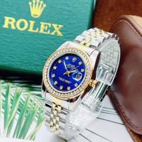 ราคา นาฬิกาข้อมือผู้หญิง แบรนด์หรู ประดับเพชรรอบเรือน มีวันที่ หน้าปัด 30 มม พร้อมกล่องกระดาษแบรนด์ (21614040498)