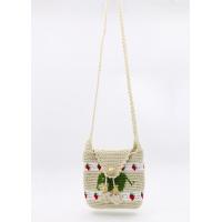 ราคา ถูกที่สุด knit กระเป๋าสะพายข้าง กระเป๋าถัก handmade 100 สไตล์มินิมอล (7176254350)
