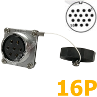 ราคา WS28 ZZF 16 ปลั๊กเหล็ก Metal Connector Aviation Plug Weipu Connector WS28 ปลั๊กเหล็ก 28มิล 28mm Metal Connector ปลั๊กเหล็ก Male Female Connectors Socket Aviation Plug คอนเนคเตอร์เหล็ก คอนเนคเตอร์ตัวผู