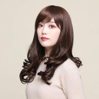 ราคา COD 45CM วิกผมสุดหรูผู้หญิงผมยาวผมธรรมชาติผมยาวเต็มรูปแบบลอนคลื่นยักษ์สมจริงผมดัดผมยาว (21585343055)