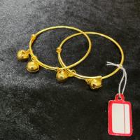 ราคา กำไลข้อเท้าเด็ก ทองชุบ มีเสียงกระดิ่ง ปรับขนาดได้ ราคาเป็นคู่ (16174588683)