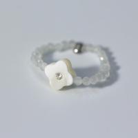 ราคา Mad Creation Club Enchanted Floating Flower Ring แหวนเปลือกหอยมุกแท้ ฝังเพชร cz หยกขาวเจียเหลี่ยม (21842977061)