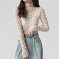 ราคา Closet Crush เสื้อแขนยาวคอเต่าผ้าซีทรู หลากสี (21608951871)