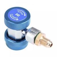 ราคา คอปเปอร์ เติมน้ำยาแอร์ R134a สีน้ำเงิน AC Coupler R 134a Low side คอปเปอร์แอร์ หัวเติมน้ำยาแอร์134 คอบเปอร์ น้ำยา แอร 134a ข้อต่อเติมน้ำยา หัวต่อ เติม น้ำยาแอร์แอร์ น้ำยาแอร แอ (21833029236)