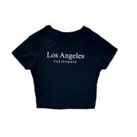 ราคา เสื้อครอปหญิง สีน้ำเงินบวกไหล่ผู้หญิงเปิดสะดือเสื้อผ้าสั้นหวานเผ็ดเทรนด์ผู้หญิงเปิดสะดือออกแบบความรู้สึกเทียมฝ้ายแขนบางเสื้อยืด (21763866416)