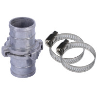 ราคา Aluminum alloy hose connector fire hose toilet hose connector quick connector size 2 2 stainless steel buckles for hose clamps (21746054042)
