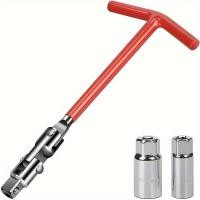 ราคา KONLU บล็อกถอดหัวเทียน ลูกบล็อกเบอร์ 16 และ 21 mm ตัวถอดหัวเทียน ตัวทีข้ออ่อน บล็อคถอดหัวเทียน ชุดบล็อกถอดหัวเทียน บล็อคขันหัวเทียน บล็อกตัวทีถอดหัวเทียน ชุดถอดหัวเทียน ประแจถอดหัวเทียน ส่งด่วน ส่งไว 