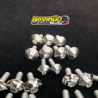 ราคา น็อตชุดสีHonda Smile สมาย 9ตัว (18117187086)