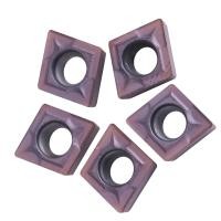 ราคา 10 ชิ้นเคล็ดลับคาร์ไบด์ CNC แทรกด้ายภายใน CNC ใบมีดตัดกลึงกลึง เครื่องมือ พร้อมกล่อง CCMT060204 VP15TF (20891328123)