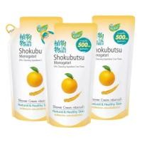 ราคา แพ็คx3ซอง ครีมอาบน้ำ โชกุ บุสซึ 500 มล โชกุบุสซึ Shokubutsu (21774286492)