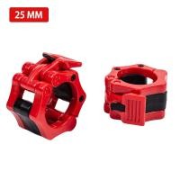 ราคา ตัวล็อคคานบาร์เบล ขนาด25mm 1คู่ Barbell Buckle Barbell Clamps (21602039280)