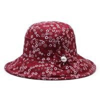 ราคา COD 10 สีพับเก็บได้ระบายอากาศหมวกกันแดดลายดอกไม้ผ้าฝ้ายฟิชเชอร์แมนหมวกป้องกันรังสียูวีหมวกชายหาด (21586583476)