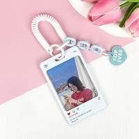 ราคา เคสกรอบรูป Instagram การ์ดอลิริคที่ใส่บัตรประชาชนภาพถ่ายโปร่งใสพร้อมพวงกุญแจเชือกฤดูใบไม้ผลิ (21149783759)