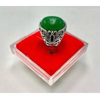 ราคา แหวนเงิน พลอยหยก สีเขียว หยกแท้จากพม่า ช่วยเสริมราศี สวยดูดีมีราคา รับประกันสินค้าดีมีคุณภาพ ใส่แล้วโชคดีร่ำรวยๆ (21327167430)