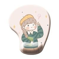 ราคา แผ่นรองเมาส์ ที่รองข้อมือ Mouse pad หมอนรองมือ แผ่นรองข้อมือ ป้องกันลื่นที่วางข้อมือแผ่นรองเมาส์ซิลิโคนสำหรับเกมสำนักงาน ลายการ์ตูนชินจัง 3D น่ารัก (21788984630)